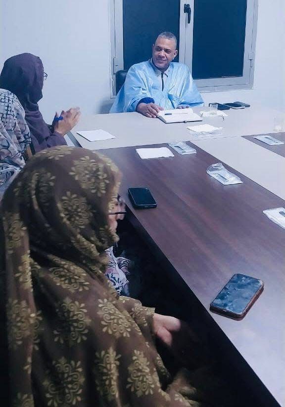 وفد من اتحاد إعلاميات موريتانيا يبحث مع المدير العام للتلفزة الموريتانية قضايا ترقية حضور قضايا المرأة في الاعلام