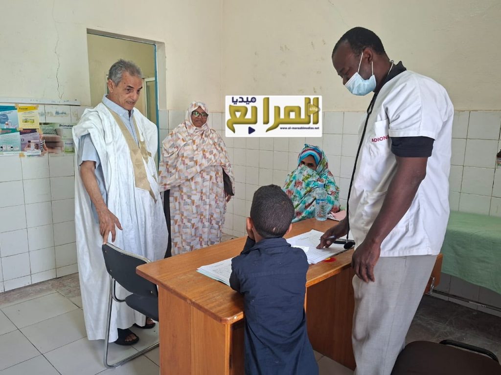 نواذيبو: النائب والعمدة”القاسم بلالي”يتفقد المراكز الصحية التابعة للبلدية