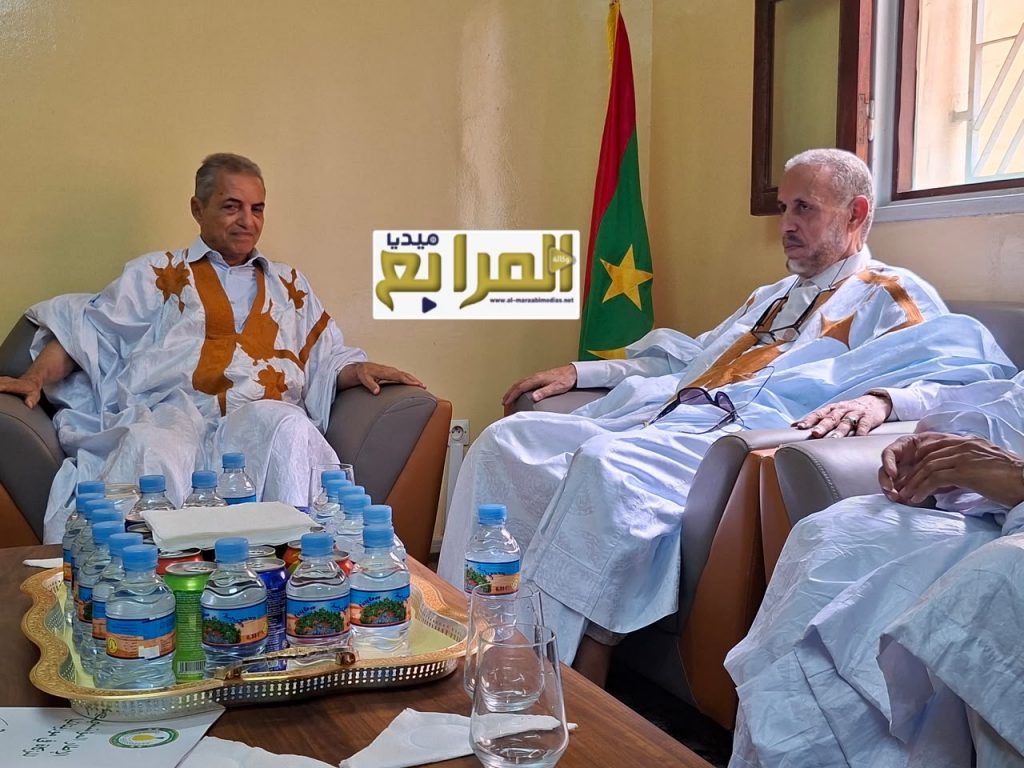 بالصور.. نائب وعمدة نواذيبو “القاسم بلالي” يستقبل وفداً من المجلس الأعلى للزكاة