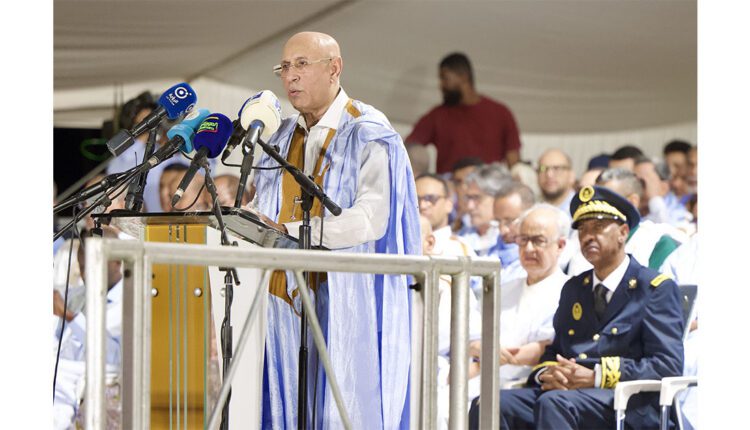 رئيس الجمهورية في مهرجان أكجوجت : يدعو الشباب للتعلم والتكوين والعمل