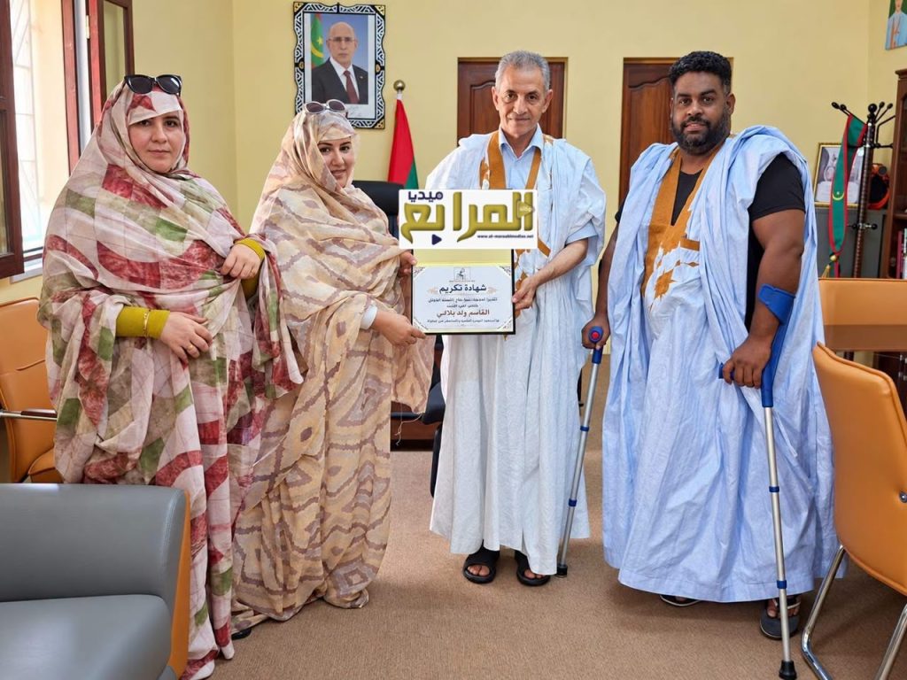 نواذيبو: تكريم للنائب والعمد”القاسم بلالي” تثمينًا لجهوده في دعم الأشخاص ذوي الإعاقة